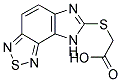 (8H-IMIDAZO[4,5-E][2,1,3]BENZOTHIADIAZOL-7-YLTHIO)ACETIC ACID Struktur