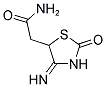 2-(4-IMINO-2-OXO-1,3-THIAZOLIDIN-5-YL)ACETAMIDE Struktur