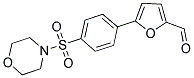 5-[4-(MORPHOLINE-4-SULFONYL)-PHENYL]-FURAN-2-CARBALDEHYDE Struktur