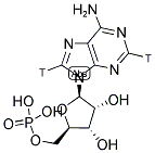 ADENOSINE 5'-MONOPHOSPHATE [2,8-3H] Struktur