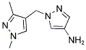 1-(1,3-DIMETHYL-1H-PYRAZOL-4-YLMETHYL)-1H-PYRAZOL-4-YLAMINE Struktur