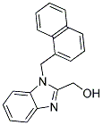 [1-(1-NAPHTHYLMETHYL)-1H-BENZIMIDAZOL-2-YL]METHANOL Struktur