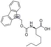 (R)-N-2-(9-FLUORENYLMETHYLOXYCARBONYL)AMINO-OCTANOIC ACID Struktur