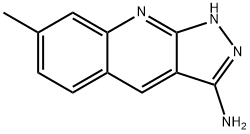 7-METHYL-1H-PYRAZOLO[3,4-B]QUINOLIN-3-YLAMINE Struktur