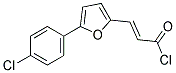 (2E)-3-[5-(4-CHLOROPHENYL)-2-FURYL]ACRYLOYL CHLORIDE Struktur