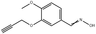 4-METHOXY-3-(2-PROPYNYLOXY)BENZENECARBALDEHYDE OXIME Struktur