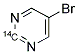 5-BROMOPYRIMIDINE [2-14C] Struktur