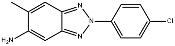 2-(4-CHLORO-PHENYL)-6-METHYL-2H-BENZOTRIAZOL-5-YLAMINE Struktur