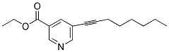 ETHYL 5-OCT-1-YNYLNICOTINATE Struktur