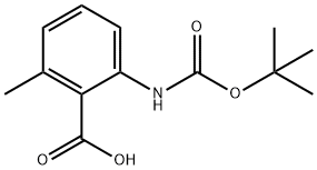 BOC-2-AMINO-6-METHYLBENZOIC ACID Struktur