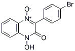 3-(4-BROMOPHENYL)-1-HYDROXYQUINOXALIN-2(1H)-ONE 4-OXIDE Struktur