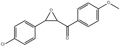 [3-(4-CHLOROPHENYL)-2-OXIRANYL](4-METHOXYPHENYL)METHANONE Struktur