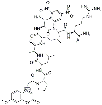 MMP-2 SUBSTRATE, FLUOROGENIC Struktur