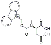 FMOC-N-ALPHA-METHYL-D-ASPARTIC ACID Struktur