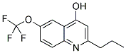 2-PROPYL-6-TRIFLUOROMETHOXYQUINOLINE-4-OL Struktur