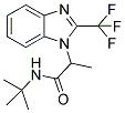 N-(TERT-BUTYL)-2-[2-(TRIFLUOROMETHYL)-1H-1,3-BENZIMIDAZOL-1-YL]PROPANAMIDE Struktur