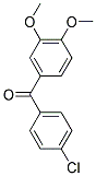 4-CHLORO-3',4'-DIMETHOXYBENZOPHENONE Struktur