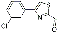 4-(3-CHLOROPHENYL)-1,3-THIAZOLE-2-CARBALDEHYDE Struktur