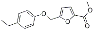 5-(4-ETHYL-PHENOXYMETHYL)-FURAN-2-CARBOXYLIC ACID METHYL ESTER Struktur