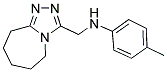 (6,7,8,9-TETRAHYDRO-5H-[1,2,4]TRIAZOLO[4,3-A]AZEPIN-3-YLMETHYL)-P-TOLYL-AMINE Struktur