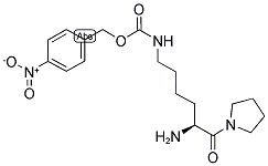 H-LYS(4-NITRO-Z)-PYRROLIDIDE Struktur