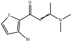 (E)-1-(3-BROMO-2-THIENYL)-3-(DIMETHYLAMINO)-2-BUTEN-1-ONE Structure