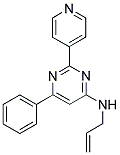 N-ALLYL-6-PHENYL-2-PYRIDIN-4-YLPYRIMIDIN-4-AMINE Struktur