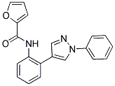 N-[2-(1-PHENYL-1H-PYRAZOL-4-YL)PHENYL]-2-FURAMIDE Struktur