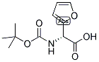 (R)-TERT-BUTOXYCARBONYLAMINO-FURAN-2-YL-ACETIC ACID Struktur