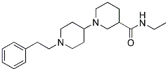 N-ETHYL-1-(1-(2-PHENYLETHYL)PIPERIDIN-4-YL)PIPERIDINE-3-CARBOXAMIDE Struktur