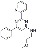 N-(2-METHOXYETHYL)-6-PHENYL-2-PYRIDIN-2-YLPYRIMIDIN-4-AMINE Struktur