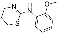 (5,6-DIHYDRO-4H-[1,3]THIAZIN-2-YL)-(2-METHOXY-PHENYL)-AMINE Struktur