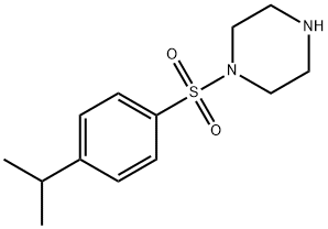 1-[(4-ISOPROPYLPHENYL)SULFONYL]PIPERAZINE Struktur