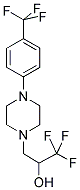 1,1,1-TRIFLUORO-3-[4-(TRIFLUOROMETHYL)PHENYL]PIPERAZINO]-2-PROPANOL Struktur