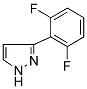 3-(2,6-DIFLUOROPHENYL)PYRAZOLE Struktur