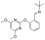 1-AZA-1-(TERT-BUTYL)-2-[2-[(4,6-DIMETHOXYPYRIMIDIN-2-YL)OXY]PHENYL]ETHENE Struktur