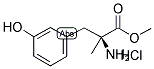 3-HYDROXY-ALPHA-METHYL-PHENYLALANINE METHYL ESTER HYDROCHLORIDE Struktur