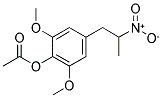 1-(4-ACETOXY-3,5-DIMETHOXYPHENYL)-2-NITROPROPANE Struktur