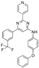 (4-PHENOXY-PHENYL)-[2-PYRIDIN-4-YL-6-(3-TRIFLUOROMETHYL-PHENYL)-PYRIMIDIN-4-YL]-AMINE Struktur