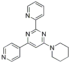 4-PIPERIDIN-1-YL-2-PYRIDIN-2-YL-6-PYRIDIN-4-YLPYRIMIDINE Struktur