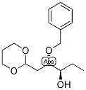 2-[(S,R)-2-BENZYLOXY-3-HYDROXY-PENTYL]-1,3-DIOXANE Struktur