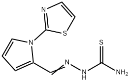 2-((E)-[1-(1,3-THIAZOL-2-YL)-1H-PYRROL-2-YL]METHYLIDENE)-1-HYDRAZINECARBOTHIOAMIDE Struktur