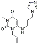 1-ALLYL-6-([3-(1H-IMIDAZOL-1-YL)PROPYL]AMINO)-3-METHYLPYRIMIDINE-2,4(1H,3H)-DIONE