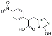 3-(2-HYDROXY-1,3-THIAZOL-5-YL)-2-(4-NITROPHENYL)PROPANOIC ACID Struktur