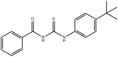 N-BENZOYL-N'-[4-(TERT-BUTYL)PHENYL]THIOUREA Struktur