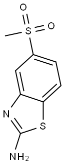 5-METHANESULFONYL-BENZOTHIAZOL-2-YLAMINE Struktur