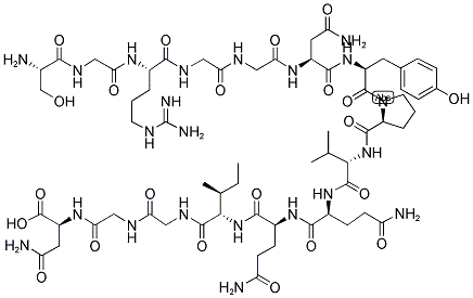 H-SER-GLY-ARG-GLY-GLY-ASN-TYR-PRO-VAL-GLN-GLN-ILE-GLY-GLY-ASN-OH Struktur