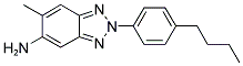 2-(4-BUTYL-PHENYL)-6-METHYL-2H-BENZOTRIAZOL-5-YLAMINE Struktur