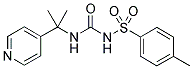 N-[DIMETHYL-(PYRIDIN-4-YL)METHYL]-N'-(4-METHYLBENZENESULFONYL)UREA Struktur