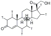 PROGESTERONE, [1,2,6,7,16,17-3H] Struktur